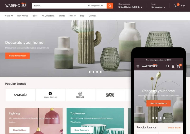 Warehouse theme